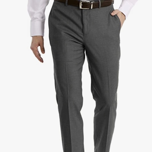 Brand New - Calvin Klein Men's Slim Fit Dress Pant - 34 x 32 - Medium Grey - Picture 1 of 6